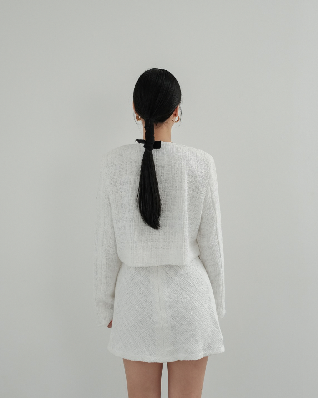 Blanc Blazer - Tweed