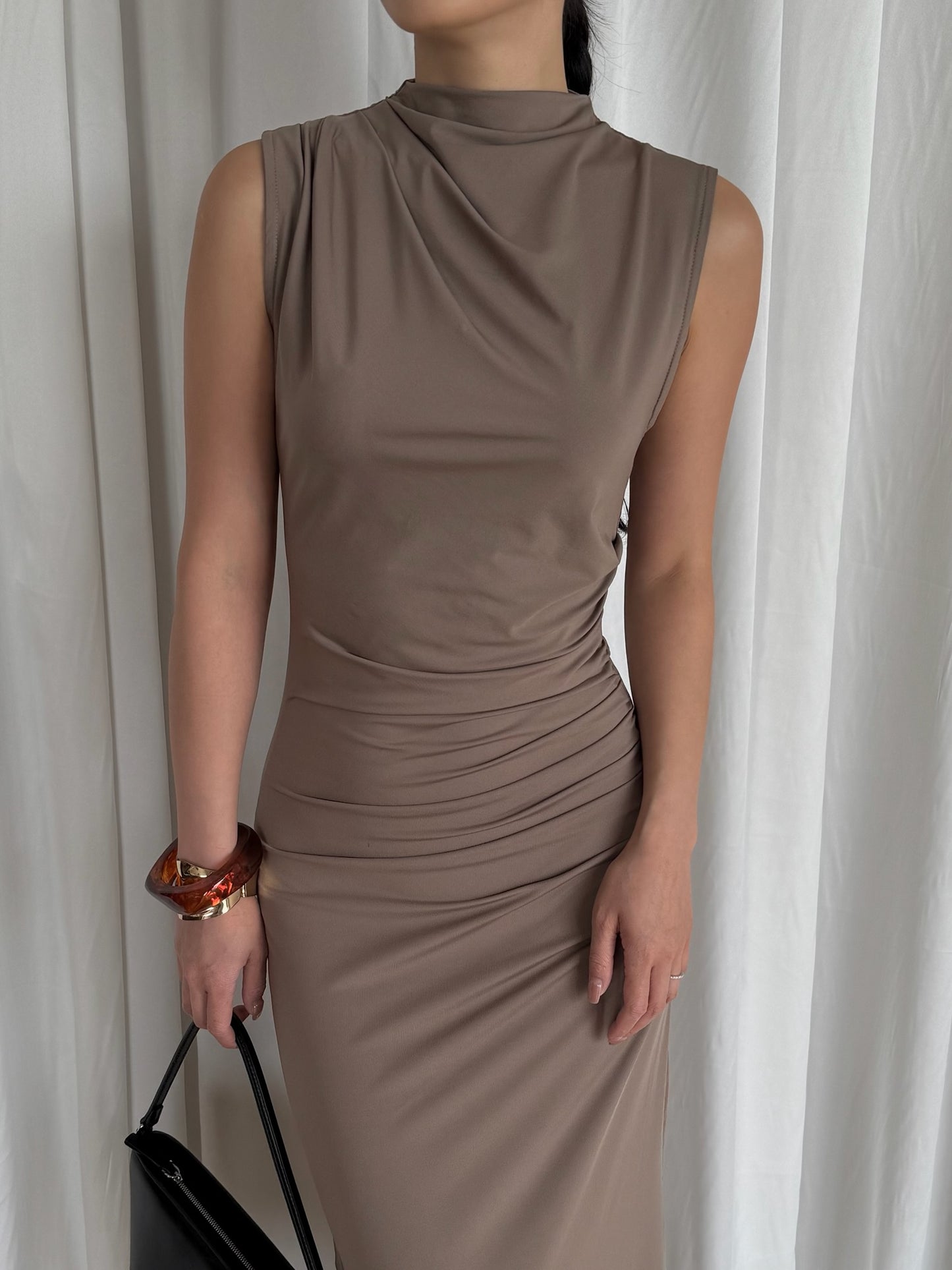 Maye Drape Dress