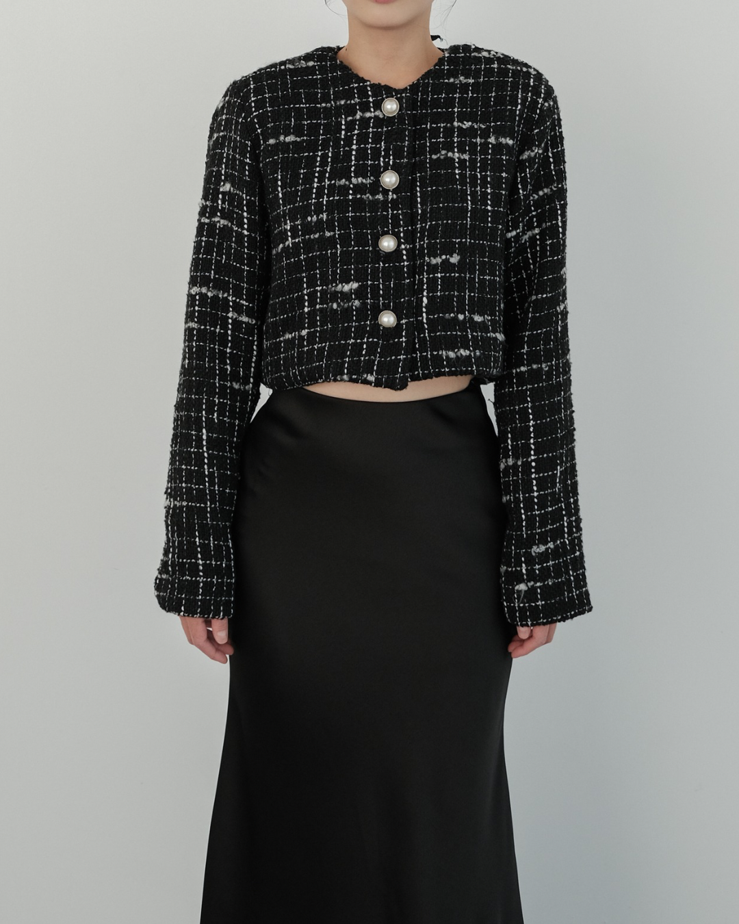 Blanc Blazer - Tweed