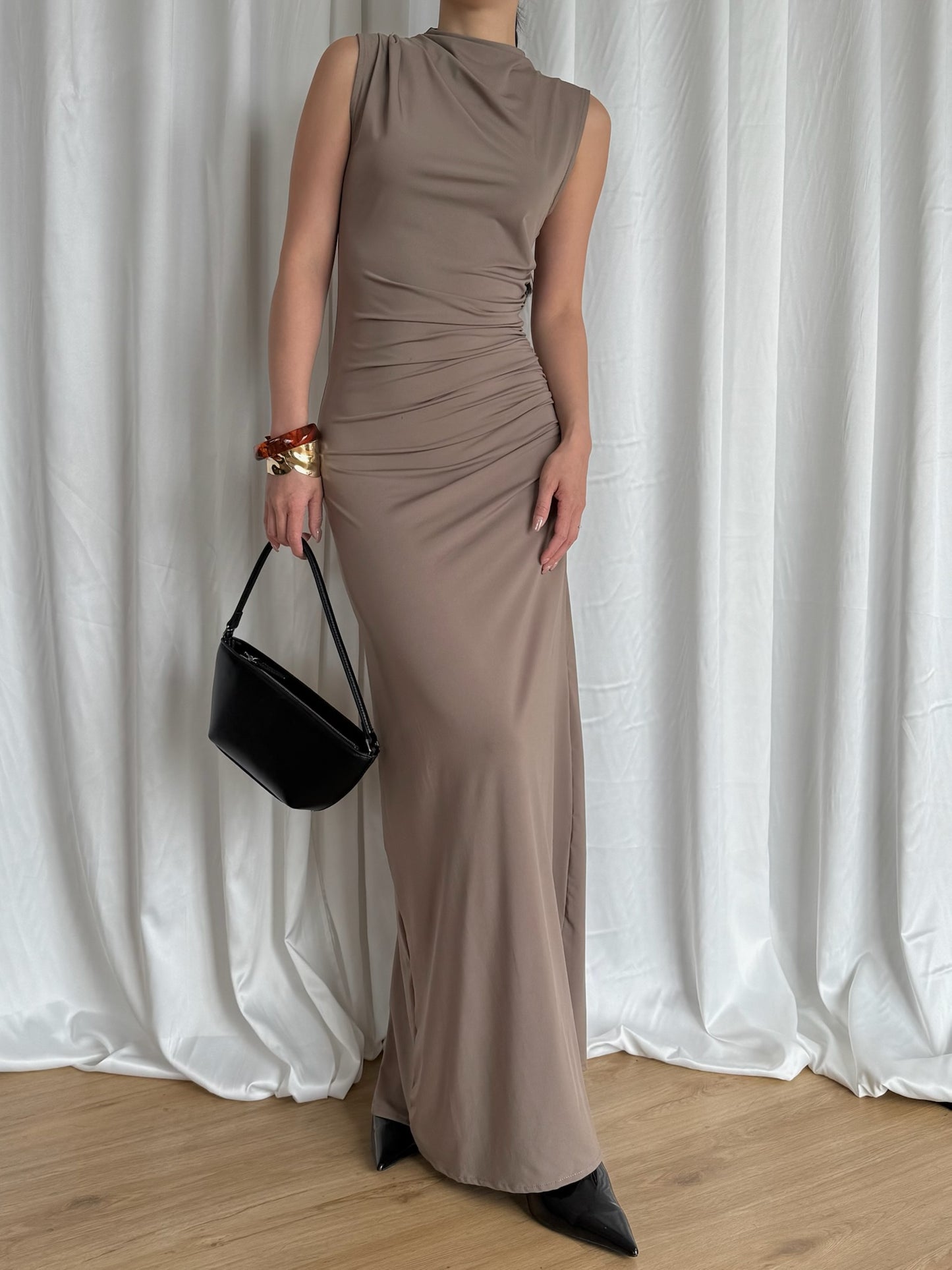 Maye Drape Dress