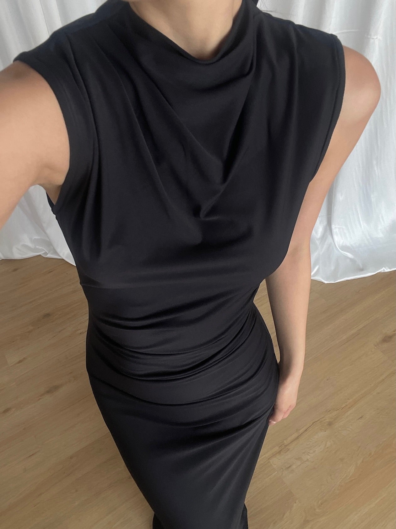Maye Drape Dress