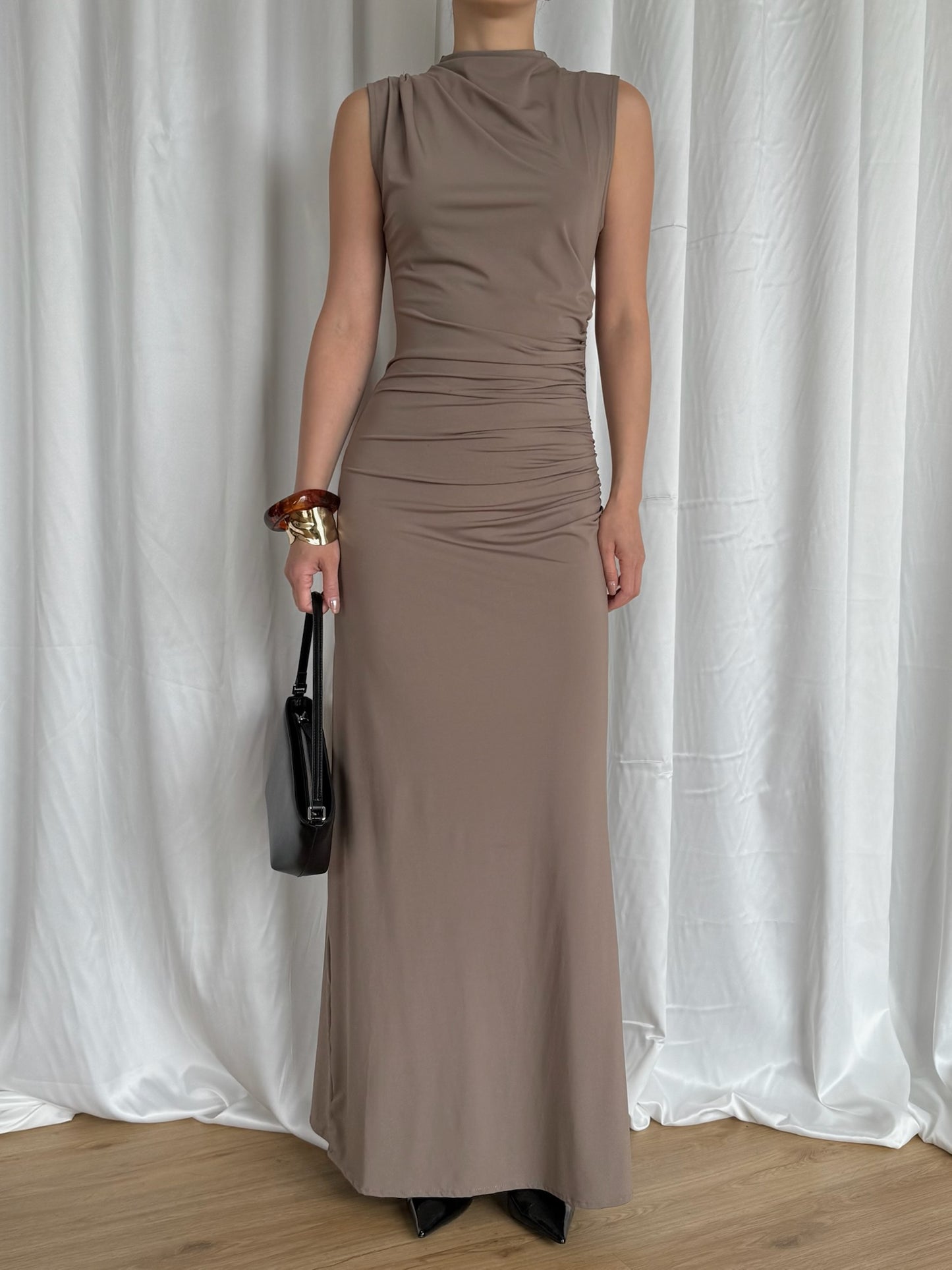 Maye Drape Dress