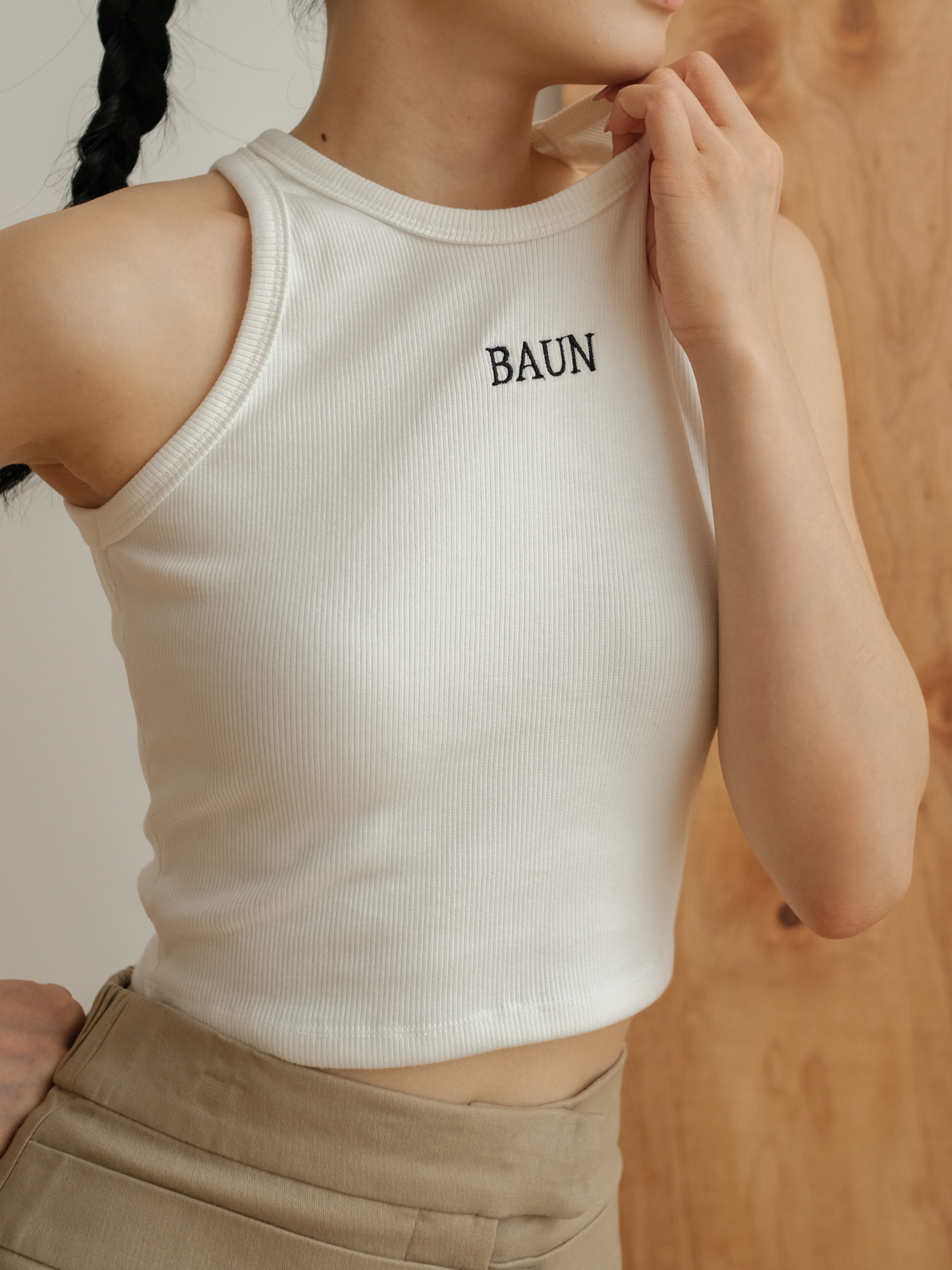 Baun Embroidered Tank