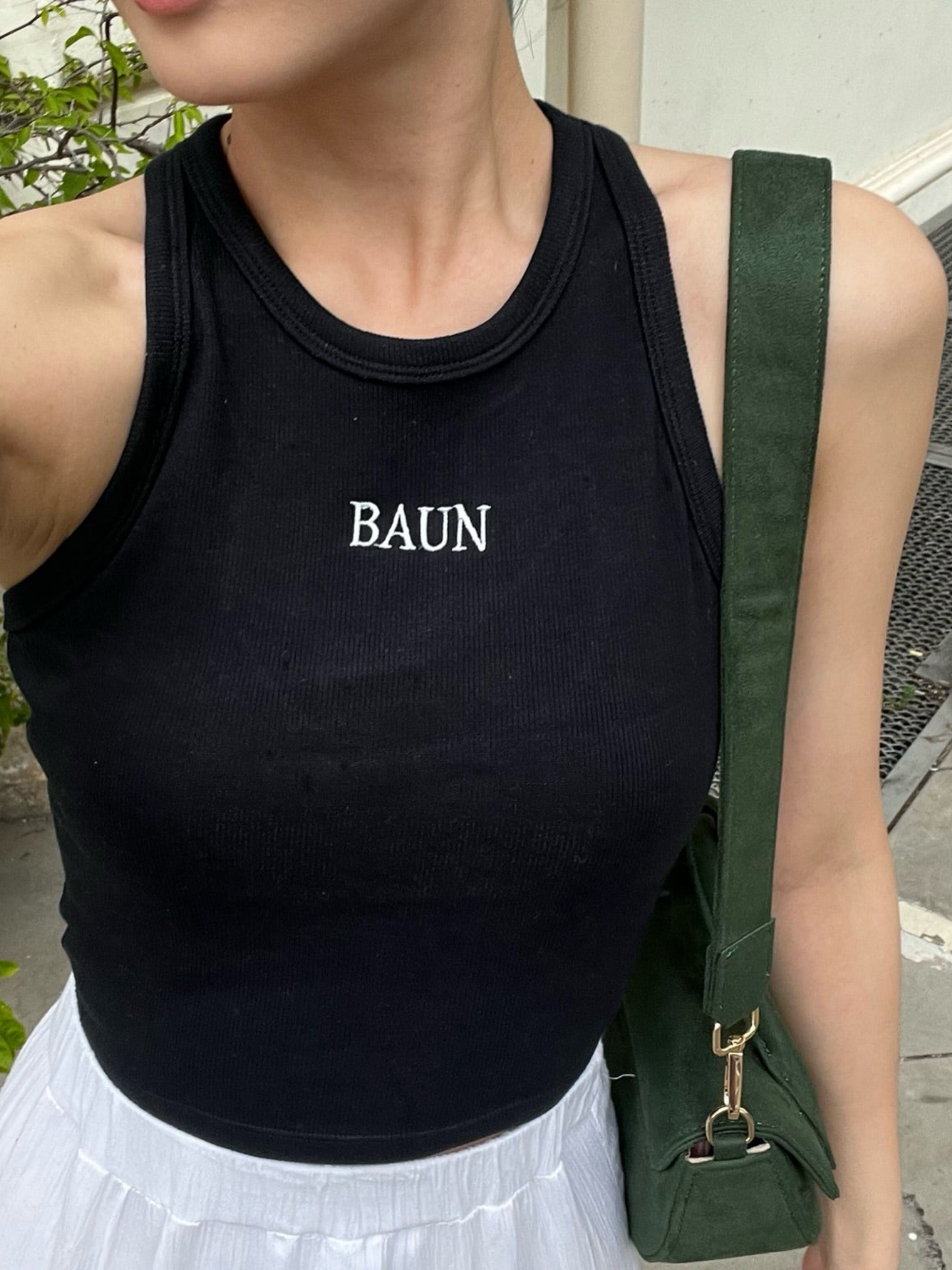 Baun Embroidered Tank
